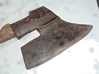 BELLE DOLOIRE TONNELIER CHARPENTIER FER FORGE 19E / ART POPULAIRE OUTIL ANCIEN