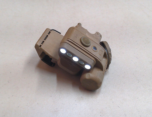 Surefire HL1-C-TN Tactical Helmet Light White & Red LED IR IFF ACH MICH Ops-Core