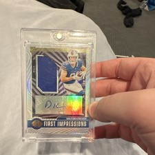Panini 2023 Illusions Dalton Kincaid Rookie Auto Patch #107 Bills /199