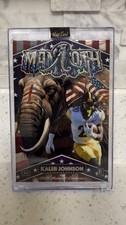 2025 Wild Card Kaleb Johnson Dino-Might National Exclusive 1/1