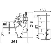 AusgleichsbehäLter KüHlmittel Mahle CRT 24 000S FüR Audi Seat A4 B6 Avant