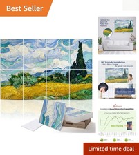 Masterpiece Acoustic Panels 8-Pack 12"x16"   Noise Canceling Decorative Art