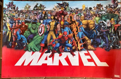 Marvel Heroes Poster! Trends International! 2007! RARE! Hulk Avengers X-Men! 