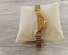 Vintage Seiko Rivoli “Half Moon” Gold Tone 1F20-5D59 Ladies Watch w/ NEW BATTERY