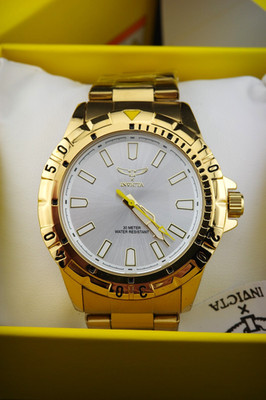 Invicta Specialty 69031 Herrenuhr 42mm Gold White Dial - Brandneu & Originalverpackt