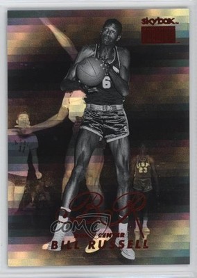 2013 Fleer Retro 1998-99 Skybox Premium Star Rubies 49/50 Bill Russell HOF h0b