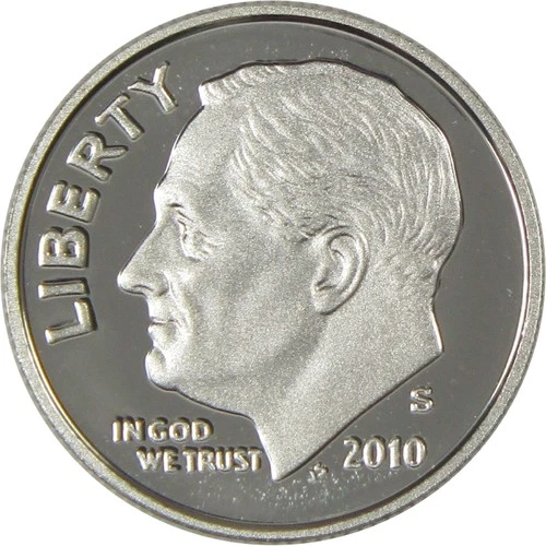 2010 S Roosevelt Dime Choice Proof Silver 10c Coin