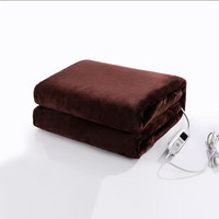 HEATED BLANKET THROW FLANNEL ELECTRIC BEST GIFT SAFE AND COMFORT 160X130