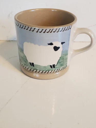  Nicholas Mosse Irish Pottery Sheep Landscape Mug Made In Ireland Cottage Small