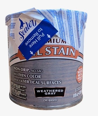 Varathane 349562 Premium Gel Stain - Weathered Gray - 8 Fl Oz