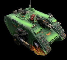 WH40K Space Marines Land Raider Crusader pro painted Gallery Miniature Preorder
