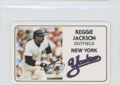 1981 Perma-Graphics/Topps Credit Cards Reggie Jackson #125-007 HOF 0w6