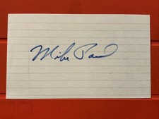 MIKE PAUL 🔥🔥🔥🔥 MLB: 1968 Cleveland Indians 🔥🔥🔥🔥🔥🔥Autograph ⚾️⚾️