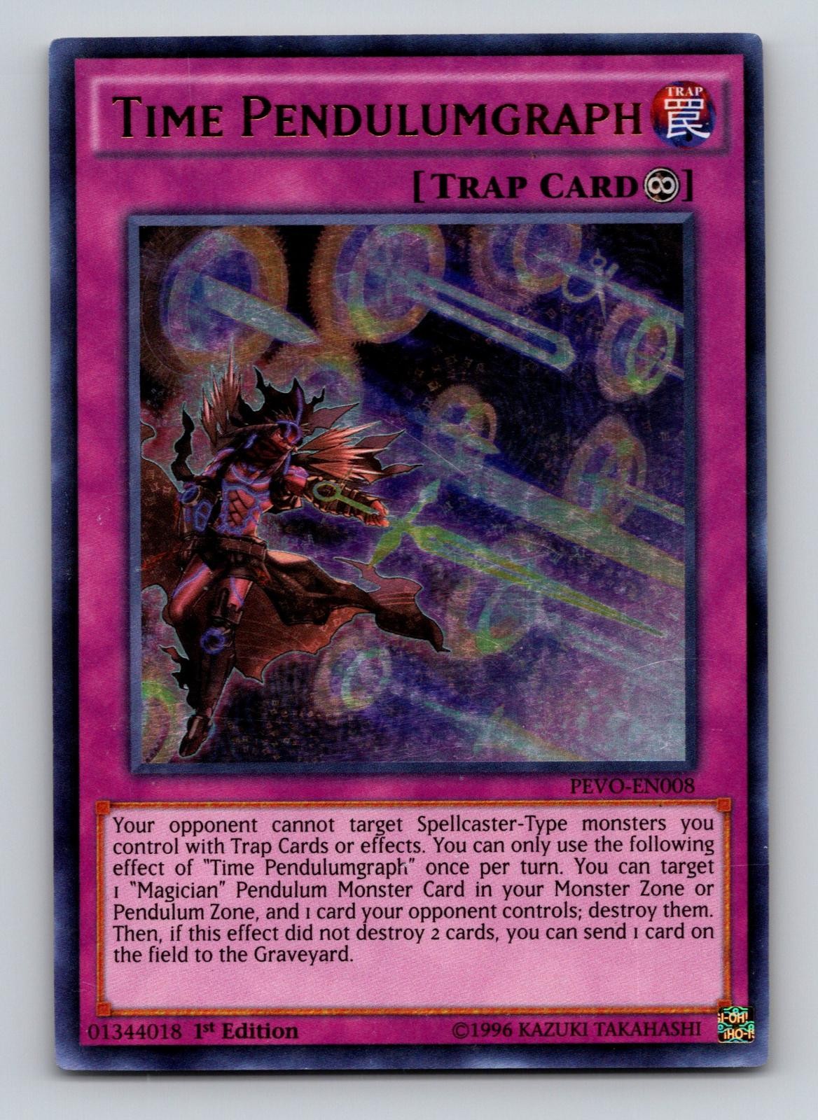 Time Pendulumgraph PEVO-EN008 Ultra Rare Yu-Gi-Oh 1st Edition