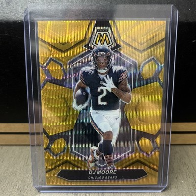 2024 Panini Mosaic - D.J. Moore #38 Gold Wave Mosaic Prizm /17