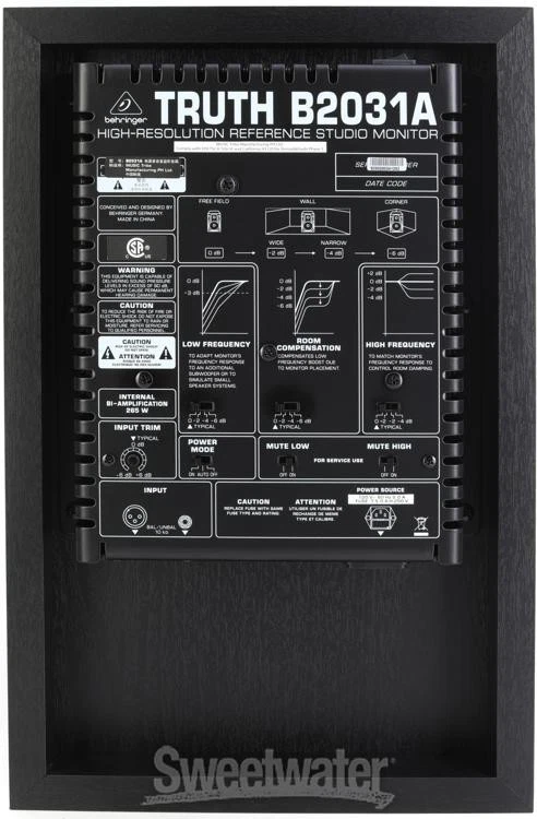 Behringer Truth B2031A 8.75 inch Powered Studio Monitor - Image 4 of 4