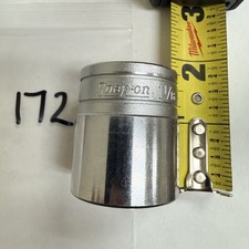 Snap On 1-1/16" SAE Flank Drive Shallow Socket 1/2" Drive 6 Point TW341   TW-341