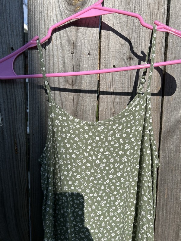 Girls Green Old Navy Summer Dress Size L Floral Sundress