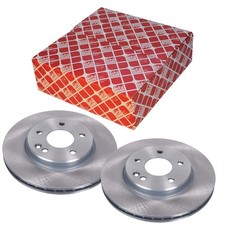 2 Febi Bremsscheiben vorne für Opel Astra G H Corsa C Meriva Zafira A B