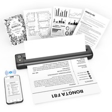 Rongta Portable Printers Wireless For Travel Bluetooth Mobile Printer Thermal