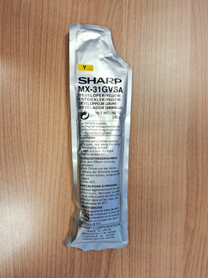 NEU, OVP, Original SHARP MX-31GVSA, Entwickler, Developer, Yellow