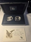 2012-S American Silver Eagle Reverse Proof 2 Coin Set  US Mint OGP Box  Rare