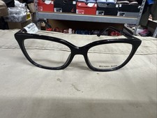 MICHAEL KORS MK4080U Santa Clara 3005 Black Womens Cat Eye Eyeglasses 55-16-140