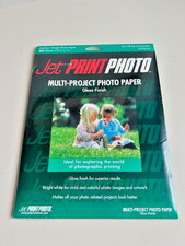 Jet Print Photo Paper Medium Weight Gloss Finish 8.5x11 20 Sheets 07033-0