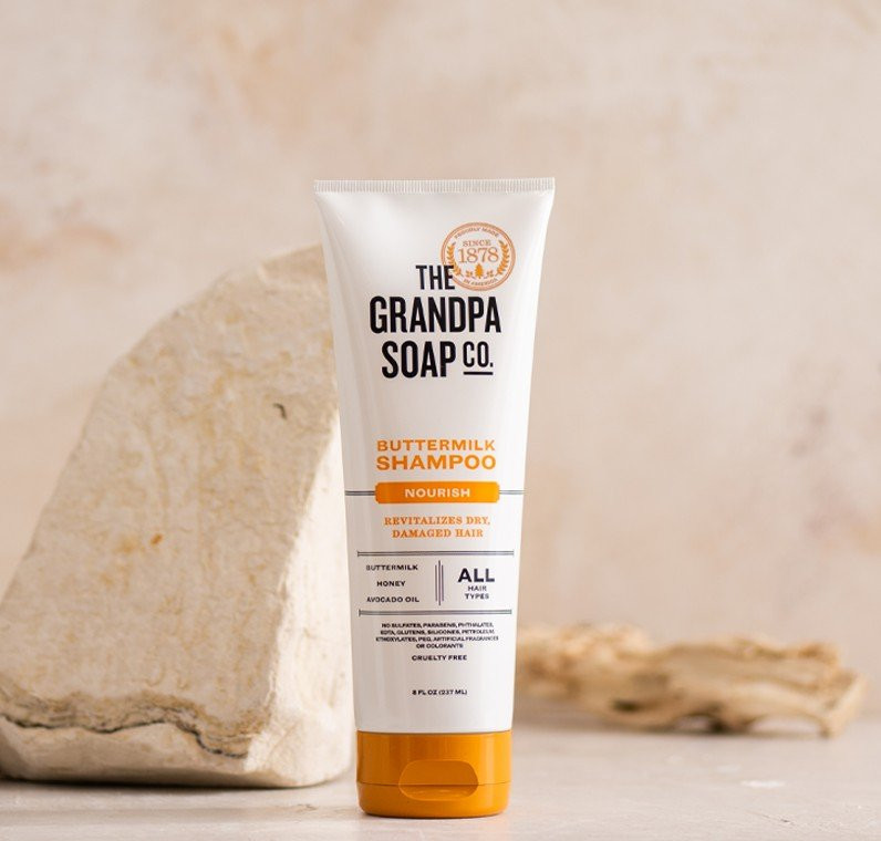 Grandpa Soap Company Шампунь с пахтой, 8 унций жидкости