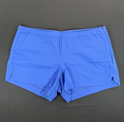 #ad Lilly Pulitzer Shorts with Side Zip in Periwinkle Blue Women#x27;s Size 10 $40.00