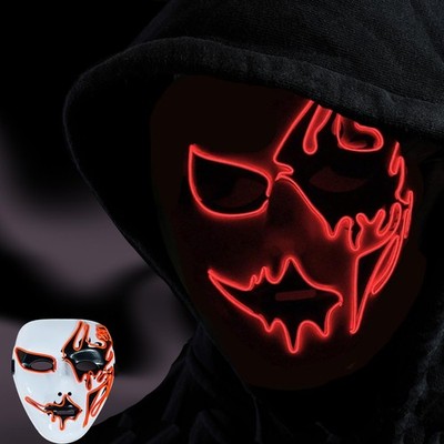 Halloween Purge Mask Led Light Up Scary Glowing Masks for Festival Party Gift...