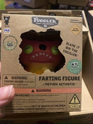 Fuggler Farting Figure Monster Kids Unisex OS Red Yellow New Motion Activated