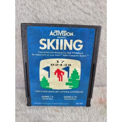 Activision Skiing Atari Video Computer System Game Cartridge AG-005