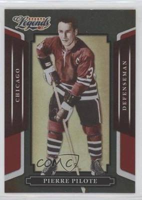 2008 Donruss Americana Sports Legends Mirror Red /250 Pierre Pilote #58 HOF 02v3