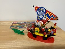Lego 6256 Pirates Islanders Catamaran 100%, 2 figures Crocodile, Manual, no box