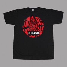 MILAN MAGLIETTA SHIRT STADIO HOOLIGANS PALLA CURVA SUD MILANO TIFOSO UOMO REGALO