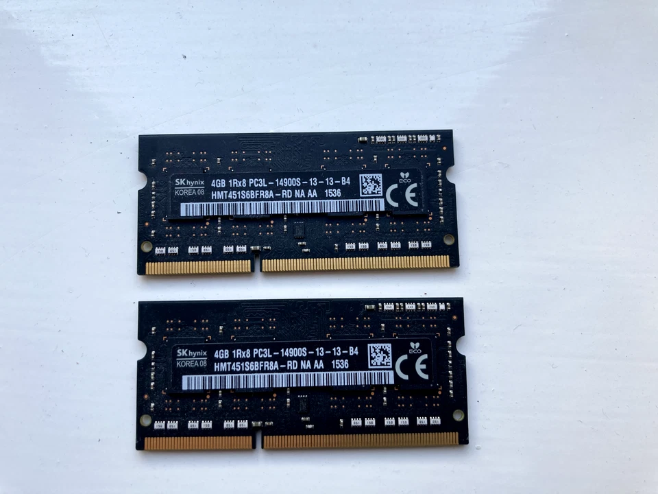 SK hynix 4GB 1RX8 PC3L-14900 DDR3L 1866MHz 1.35V 240pin SODIMM Memory RAM - Image 3 of 4