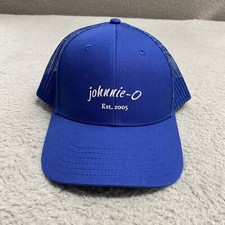 Johnnie O Hat Cap Snap One Size Blue Baseball Golf Golfer Snapback Trucker Mens