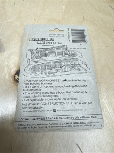 Camión de volteo Hot Wheels Cat 1993 #1171 Workhorses piezas móviles de metal (U10) - Imagen 15 de 17