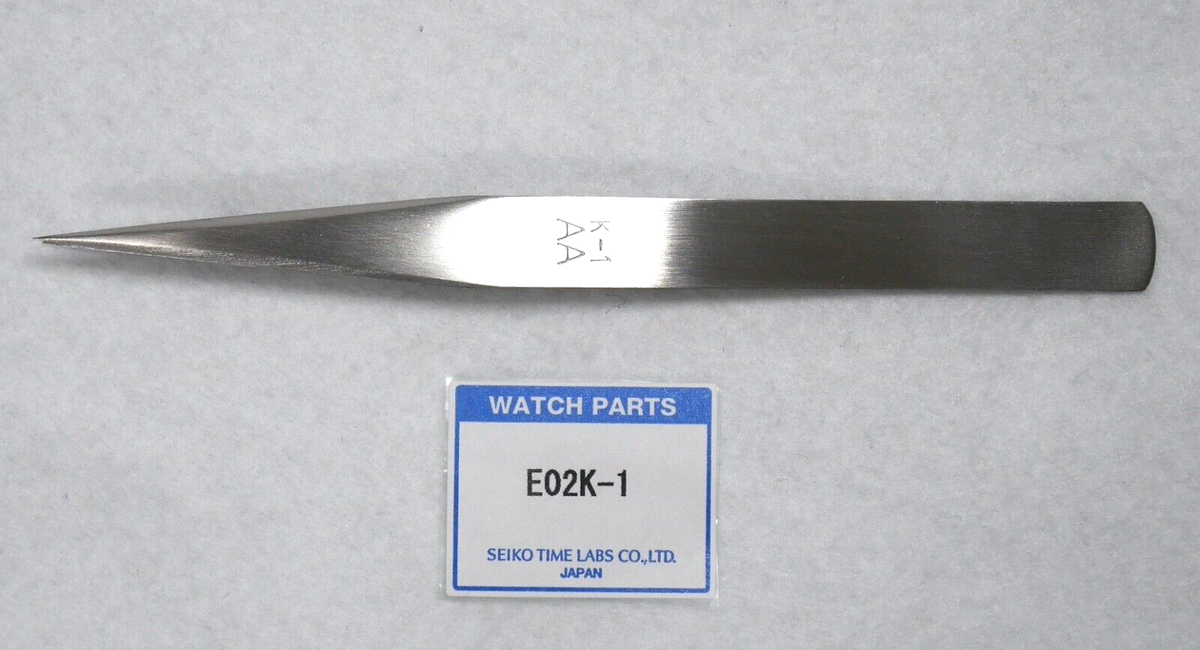 SEIKO Watch Tweezers E02K-1 Non-Magnetic Stainless Steel Official