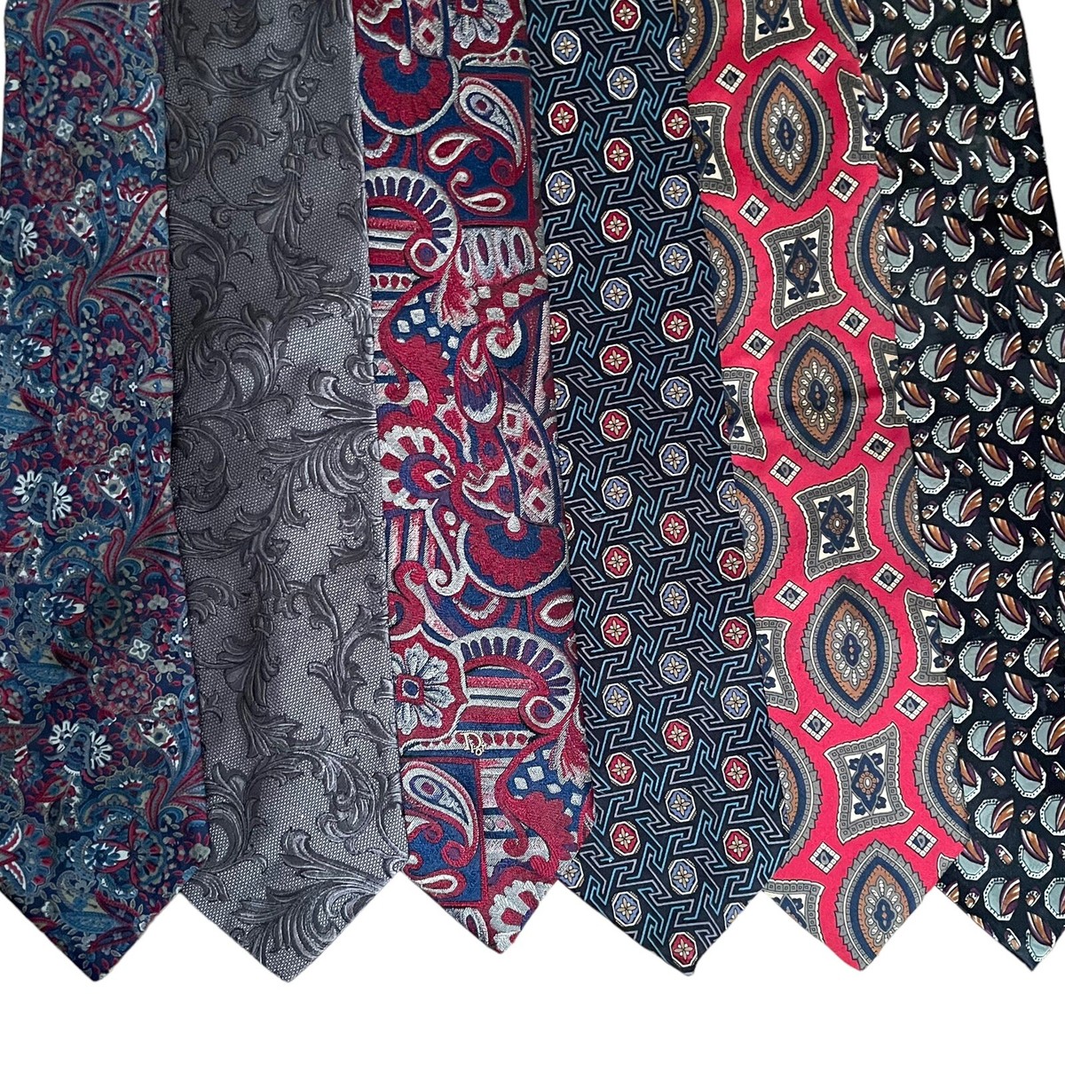 【Dior】Design multicolour Italian tie Vintage CHRISTIAN DIOR Monsieur Silk Tie Multicolor Abstract