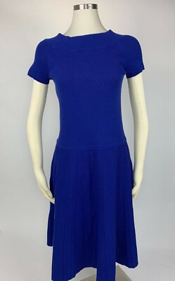 NEW Ralph Lauren Royal Blue Boat Neck Fit Flare Sweater Dress Petite Large | eBay NEW Ralph Lauren Royal Blue Boat Neck Fit Flare Sweater Dress Petite Large | eBay