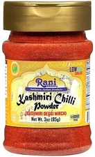 Rani Kashmiri Chilli Powder (Deggi Mirch, Low Heat) Ground Indian Spice 3oz 