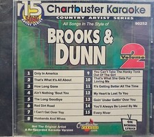 90252 BROOKS  DUNN   CHARTBUSTER KARAOKE CDG LOT TEX