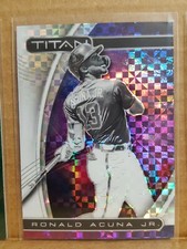 Ronald Acuna Jr. 2021 Chronicles Baseball Titan BUILDING BLOCKS card #2 Atlanta 