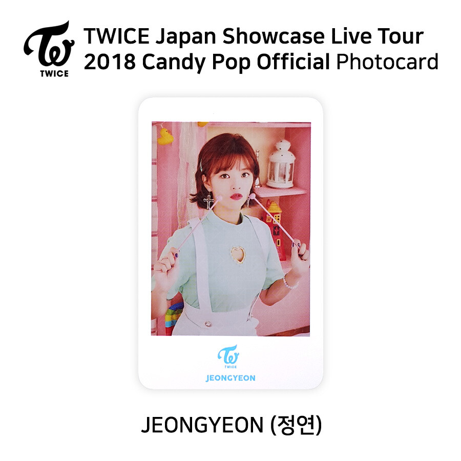 TWICE Japan Show Case Live Tour 2018 Candy Pop Official Photocard