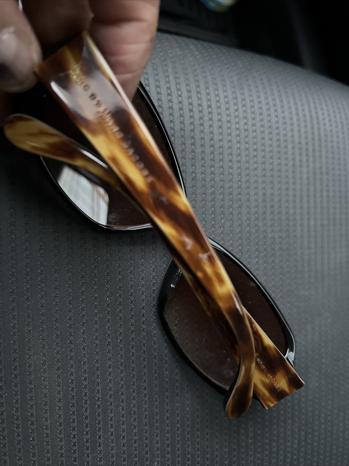 Marc Jacobs RECTANGULAR Sunglasses Brown Tortoise… - image 5