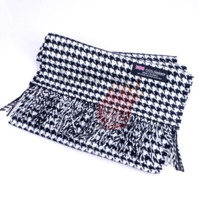 100% CASHMERE Scarf Check Tartan Plaid Wrap Plain Scarves Winter Warm