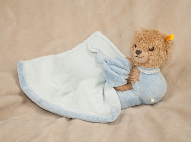 STEIFF ☺ Schmusebär mit Schmusetuch ☺ Bär + Kuscheltuch ☺ ☺ weich ☺ Steiff☺ STEIFF ☺ Schmusebär mit Schmusetuch ☺ Bär + Kuscheltuch ☺ ☺ weich ☺ Steiff☺