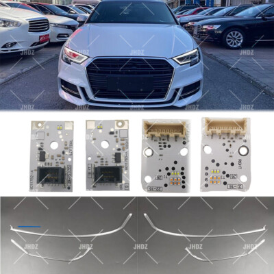 Daytime Running Light Strip Lamp Guide Tube For Audi A3 S3 2017-2020 LED Chip